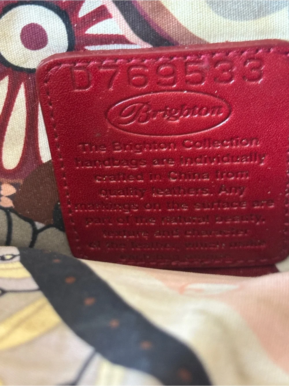 Brighton Leather Crossbody Wallet Bag Heart Buckle Croc Embossed